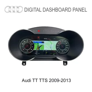 Cluster instrumen digital 12,3 inci untuk Audi TT 2009-2013