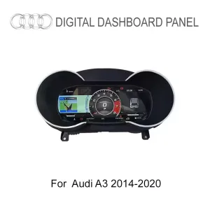 Klaster instrumen digital 12,3 inci untuk Audi A3 2014-2020