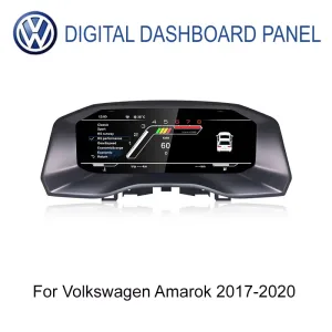 Volkswagen Amarok Digital Instrument Cluster 2017-2020 tampak depan 12,3 inci IPS LCD