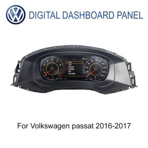 Klaster Instrumen Digital Volkswagen Passat 2016 2017 Tampilan depan LCD IPS 12,3 inci