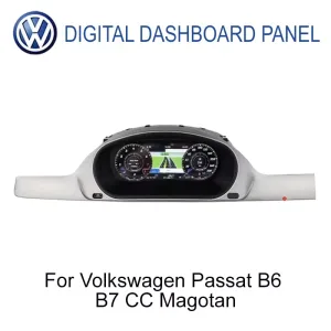 Volkswagen Passat B6 B7 CC CC Magotan IPS LCD cluster instrumen digital tampak depan