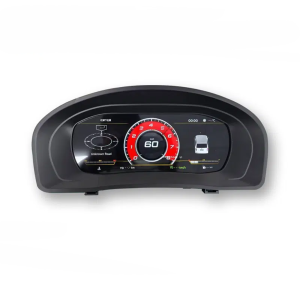 Tampilan utama Cluster Instrumen Digital 9 inci Volkswagen Caddy 2003-2009