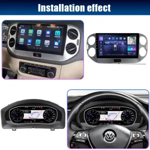 Volkswagen VW Tiguan Digital Cluster 2009-2017 untuk Mk1 Tipe 5N LCD Dashboard | CarPlay Sinkronisasi Peta 6 S6c0468f1b32b40299a98707c4166db8fh