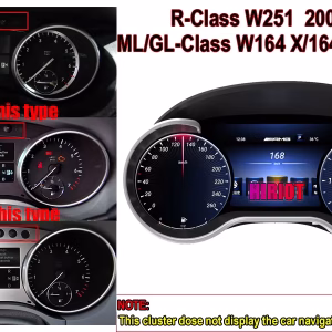 Panel Instrumen Digital Mercedes G-Class 2013–2019 | 12,3 inci 8 Mercedes ML GL Digital Cluster 2012-2015 | 12.3″ CarPlay, Android Auto