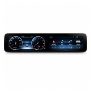 Unit Head Android Mercedes W213 2016–2019 dengan Dasbor Digital Layar Ganda