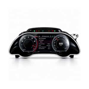 Tingkatkan Audi A5 B8 2008–2016 Anda dengan cluster digital LCD 12.3″, pemasangan bergaya OEM, data kendaraan yang dipertahankan, kontrol kemudi, dan dukungan iKAGOO.