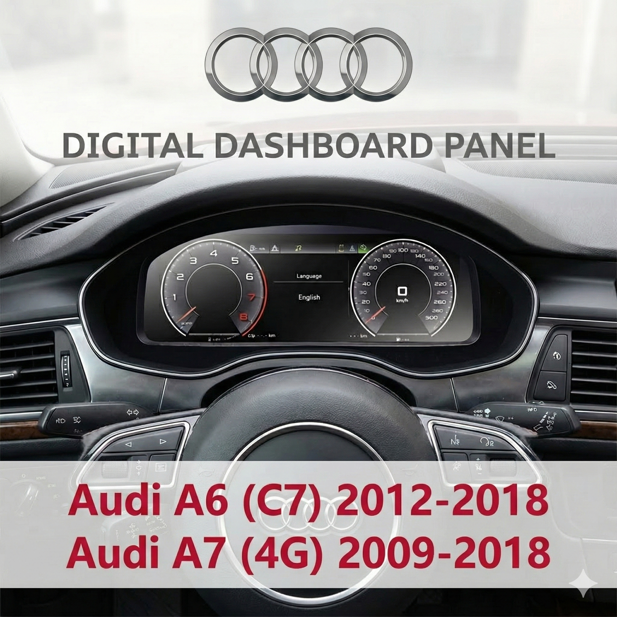 Pemasangan Panel LCD Audi A6 dan A7 Audi A6 A7 Virtual Cockpit