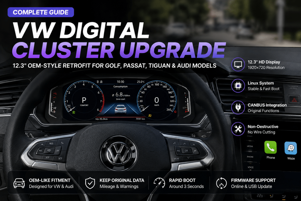 Panduan Peningkatan Cluster Digital VW