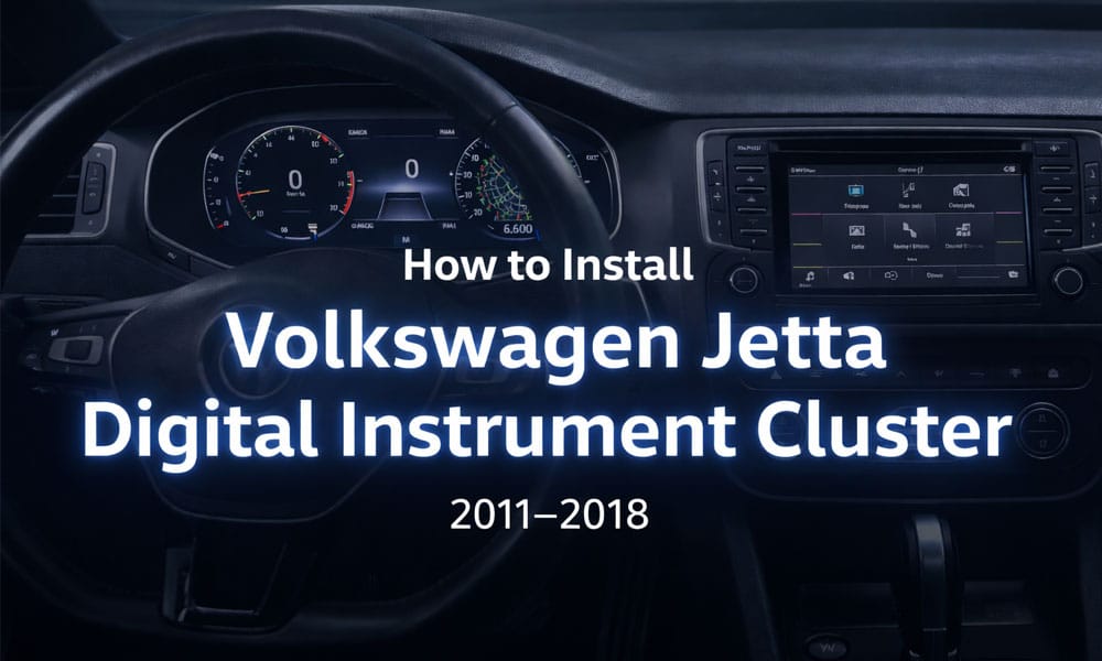 Cara Memasang Cluster Instrumen Digital Volkswagen Jetta