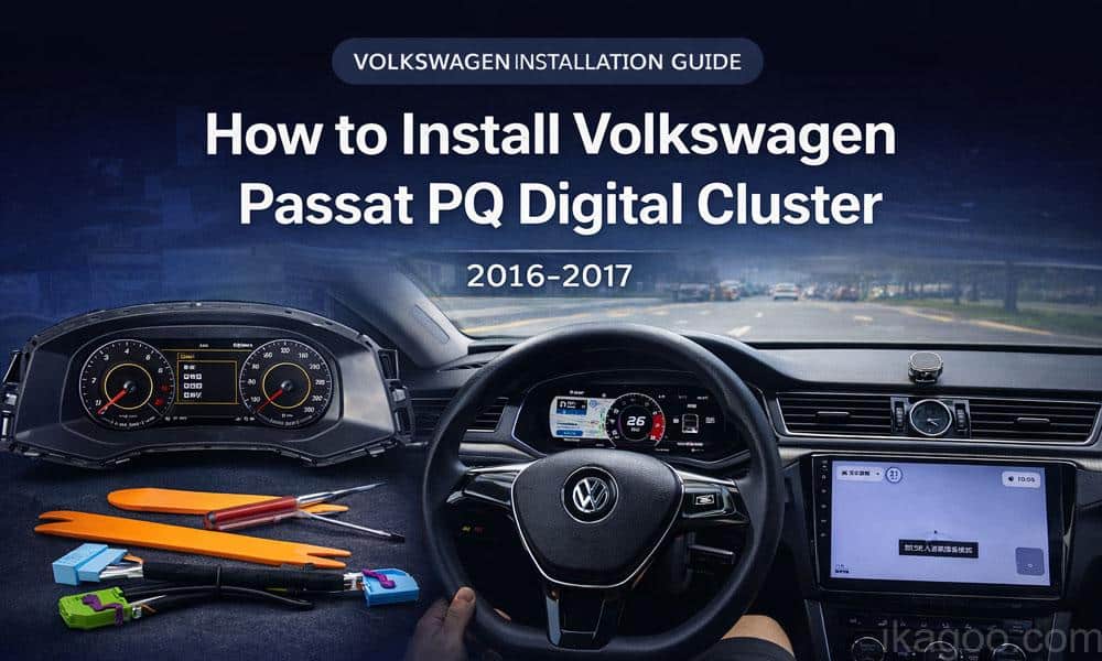 Cara Memasang Cluster Digital Volkswagen Passat PQ