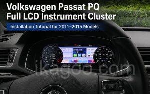 Pemasangan kluster instrumen digital Passat
