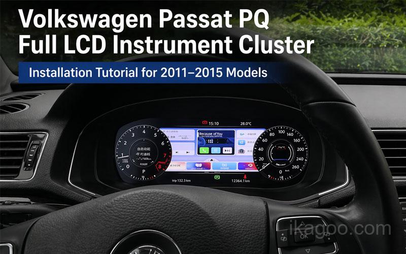Pemasangan kluster instrumen digital Passat