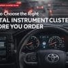 Cara Memilih Cluster Instrumen Digital yang Tepat Sebelum Anda Memesan