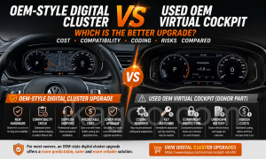 Upgrade Klaster Digital Terbaik: Gaya OEM vs Virtual Cockpit OEM Bekas