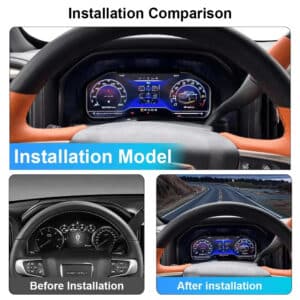 perbandingan pemasangan dasbor digital chevrolet model 1