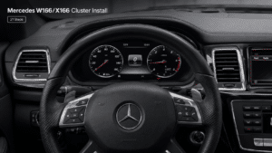 Pemasangan Kluster Digital Mercedes W166 X166 | 2012–2019