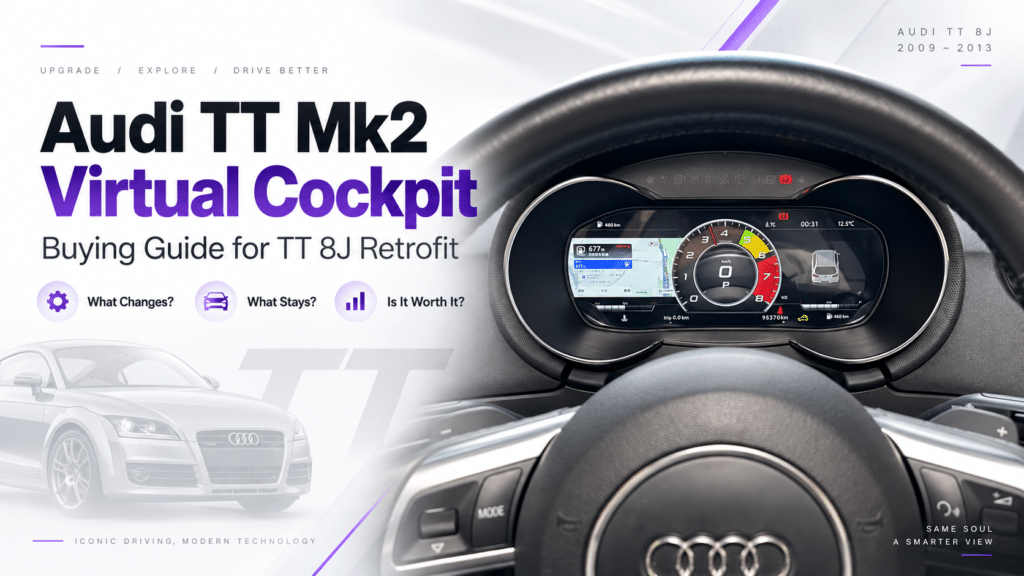 Panduan Membeli Kokpit Virtual Audi TT Mk2: Apa yang Berubah, Apa yang Tetap & Apakah Retrofit 8J Layak?