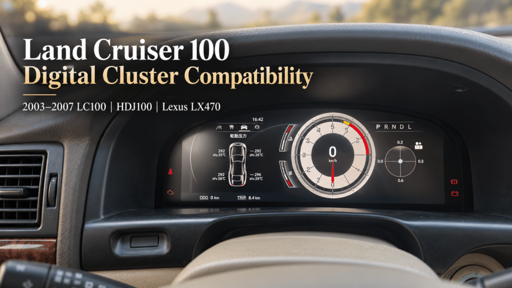 Kompatibilitas Kluster Digital Land Cruiser 100: Apa yang Harus Dikonfirmasi Pemilik LC100, HDJ100 & LX470 Sebelum Membeli