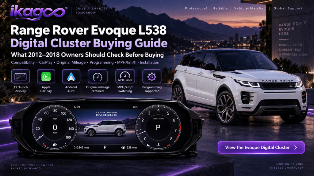 Panduan Pembelian Cluster Digital Range Rover Evoque L538 2026