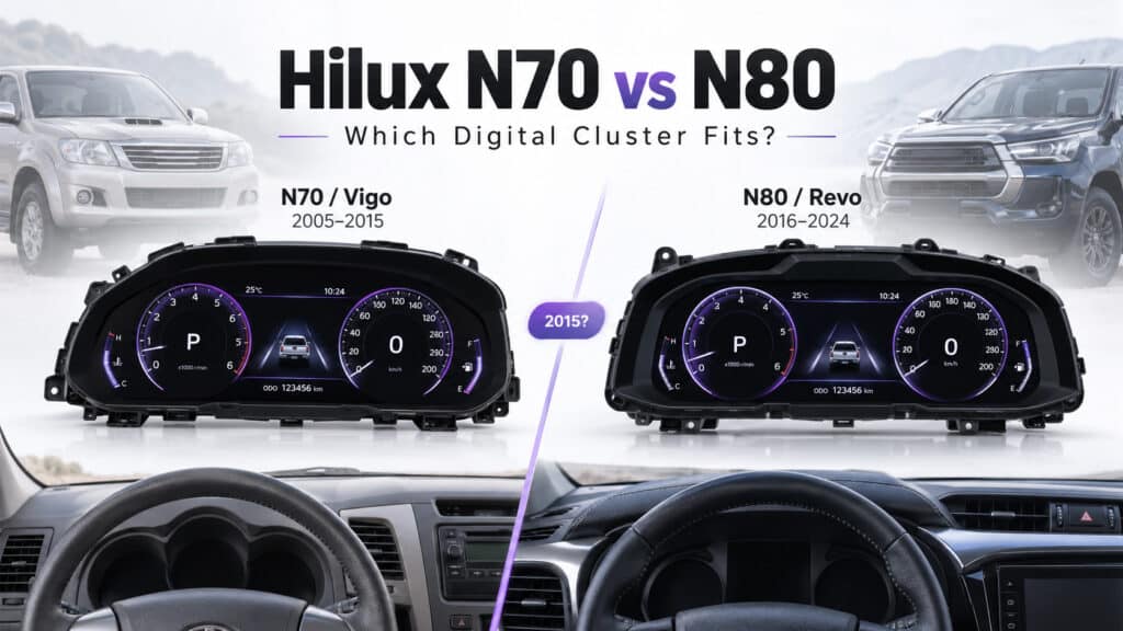 Kluster Digital Toyota Hilux N70 vs N80: Mana yang Cocok untuk Hilux Anda