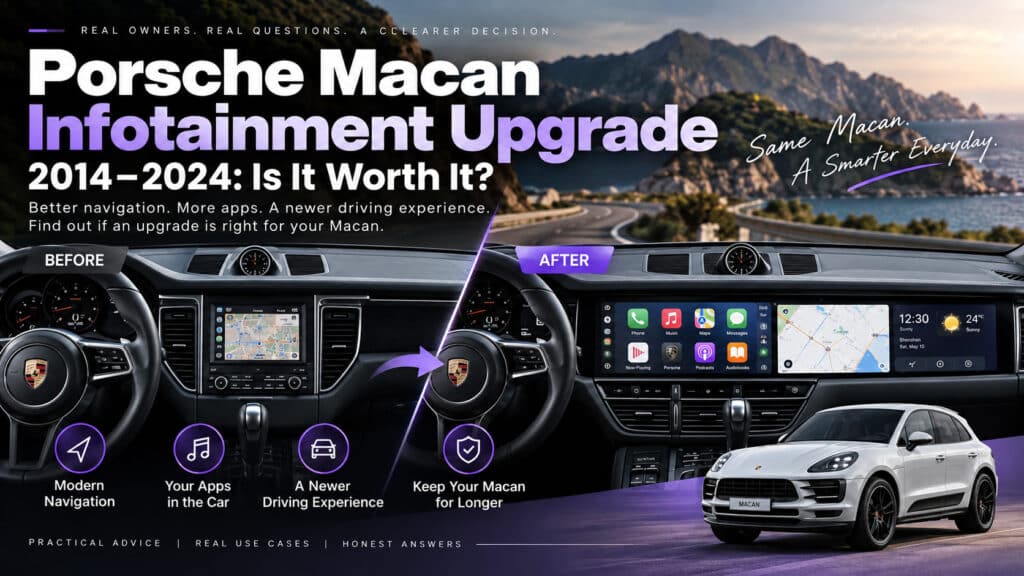 Peningkatan Infotainment Porsche Macan: CarPlay atau Layar Ganda?