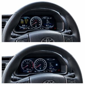 Kluster instrumen digital Toyota 4Runner terpasang