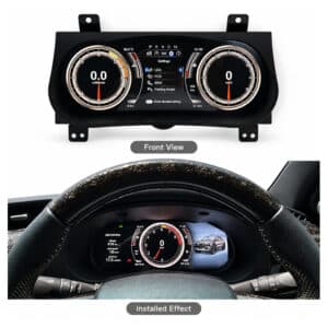 Toyota Hilux Fortuner digital cluster installed dashboard view