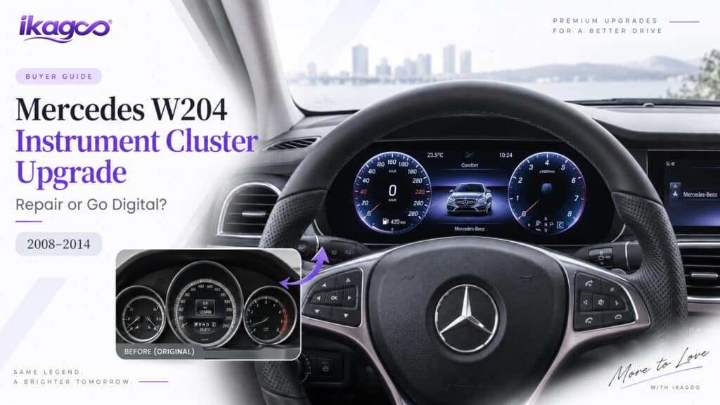Peningkatan Kluster Instrumen Mercedes W204: Perbaiki atau Beralih ke Digital?