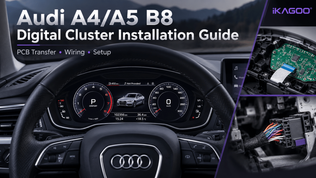 Panduan Pemasangan Kluster Digital Audi A4 A5