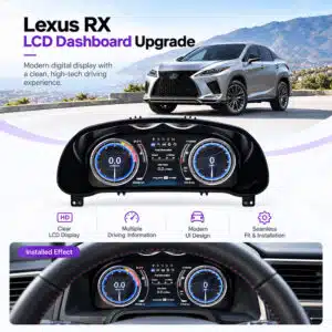 Pratinjau peningkatan dasbor cluster instrumen digital Lexus RX