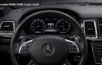 Pemasangan Kluster Digital Mercedes W166 X166 | 2012–2019