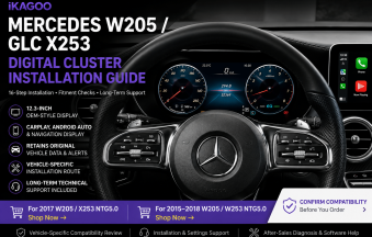 Panduan Pemasangan Panel Instrumen Digital Mercedes W205