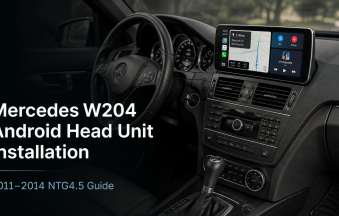 Pemasangan Head Unit Android Mercedes W204: Panduan 14-Langkah NTG4.5 untuk 2011–2014